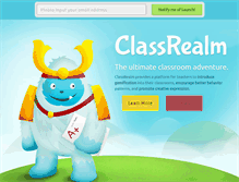 Tablet Screenshot of classrealm.com